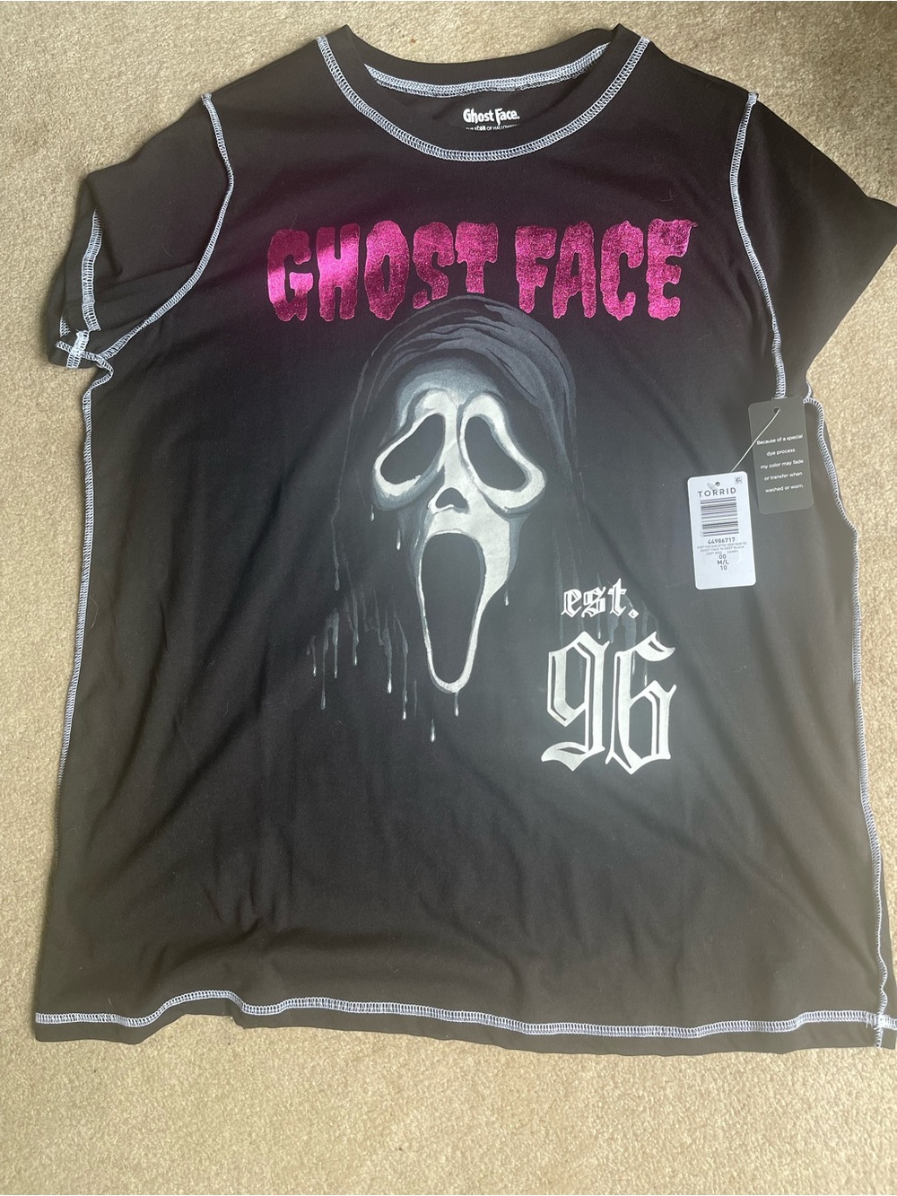 NWT Torrid Ghost Face T